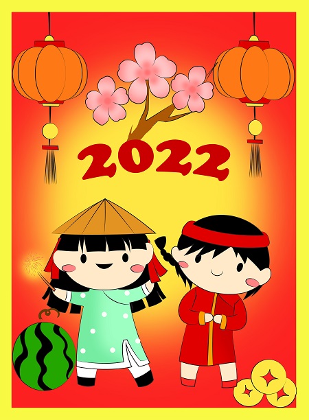 Happy Lunar New Year 2022 - Wishing you wealth and health in the year of the tiger!